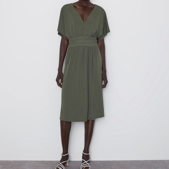 Zara | Dresses | Zara Elastic Waist 